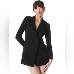 Alice + Olivia KYRIE TUXEDO SKORT ROMPER